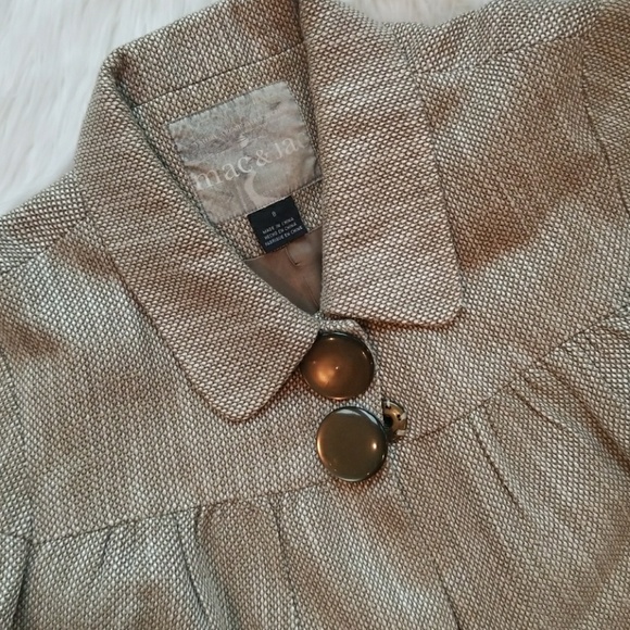 Tweed style crop blazer - Picture 2 of 3